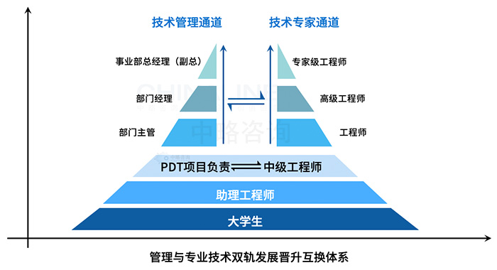 雙軌(管理與專業(yè)技術(shù))晉升互換機制